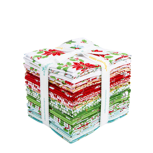 ✨ Claus & Co. Fat Quarter Bundle – 24 Pieces