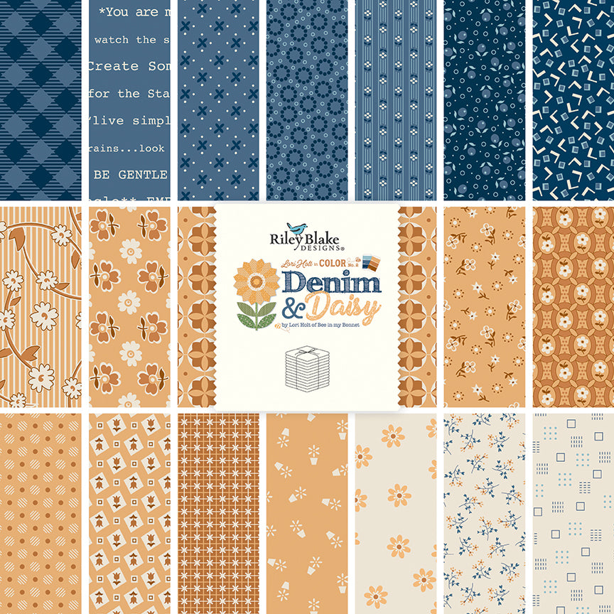 Denim & Daisy 5 Inch Stacker Charm Pack – Lori Holt – October 2026 Preorder