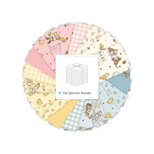 Winnie-the-Pooh Baby Fat Quarter Bundle (21 pcs) – November 2026 Preorder – 50% Deposit