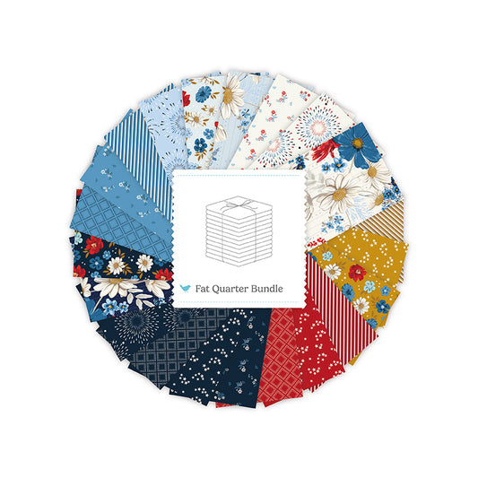 Patriotic Pride Fat Quarter Bundle by Sandy Gervais for Riley Blake Designs - February 2027 Preorder