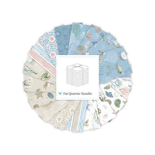 Sea Echoes by Lisa Audit Fat Quarter Bundle – 50% Deposit February 2027 Preorder