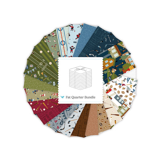 Hometown Heroes Fat Quarter Bundle – 50% Deposit January 2027 Preorder | Hometown Heroes by Jennifer Long for Riley Blake Designs