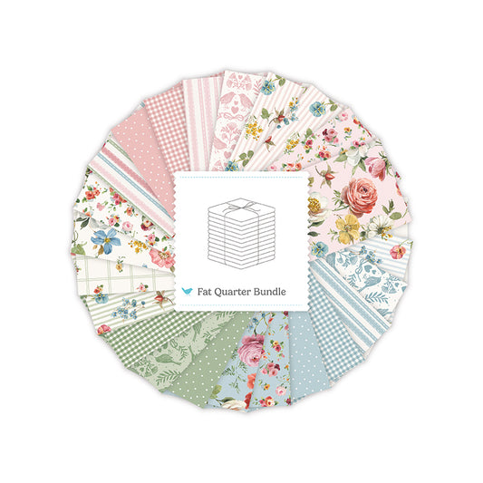 🌸 Little Garden Path Fat Quarter Bundle – 24 Pieces | Lisa Audit | 50% Deposit Preorder | April 2027