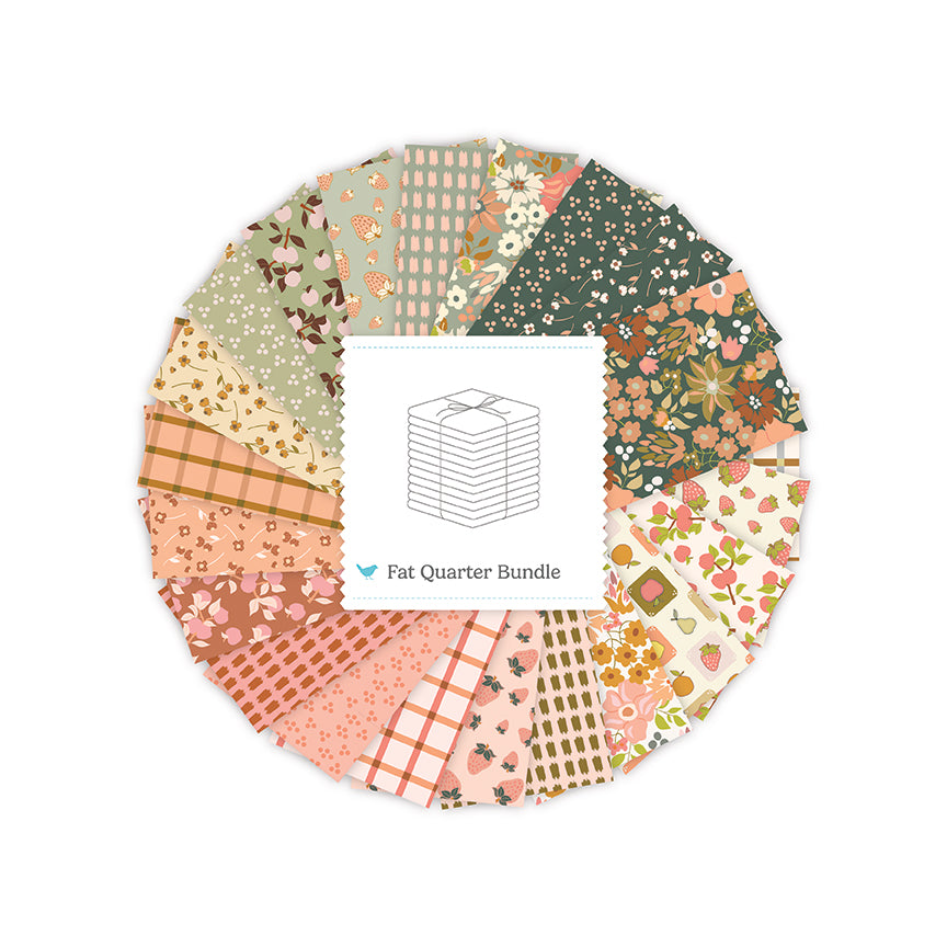 Orchard Blooms Fat Quarter Bundle – 22 Pieces | Liza Taylor | 50% Deposit Preorder | May 2027