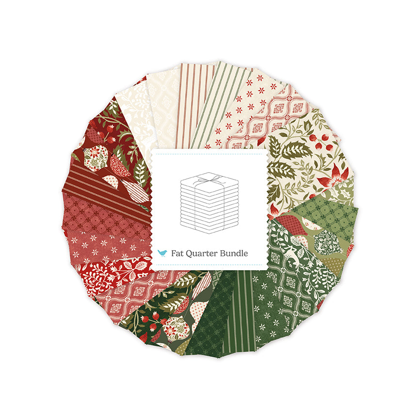 Tales of Yuletide Fat Quarter Bundle – Laura Ashley | 24 Pieces | 50% Deposit Preorder | June 2027