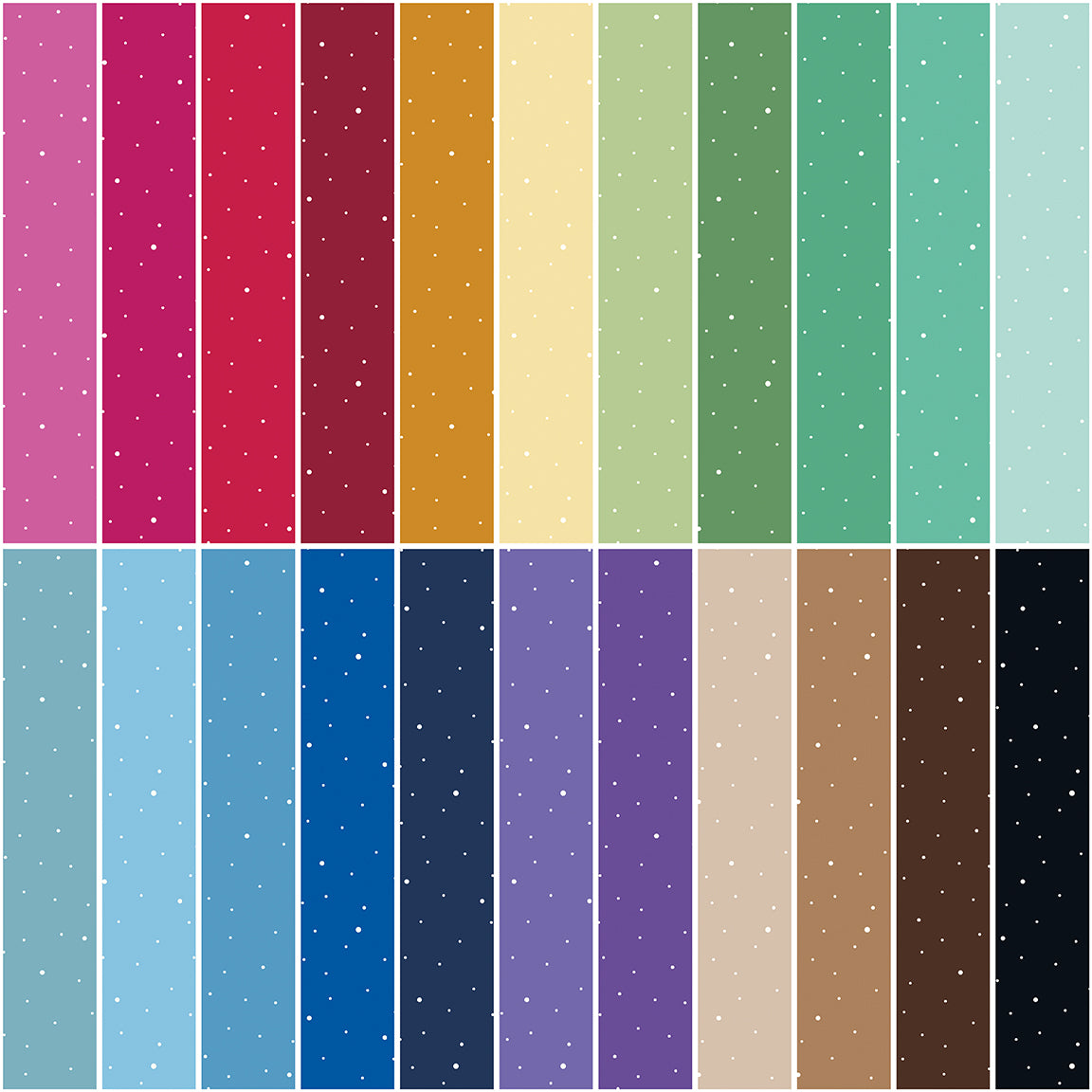 Dapple Dot Fat Quarter Bundle – 22 Piece | Riley Blake | Preorder Sept 2026