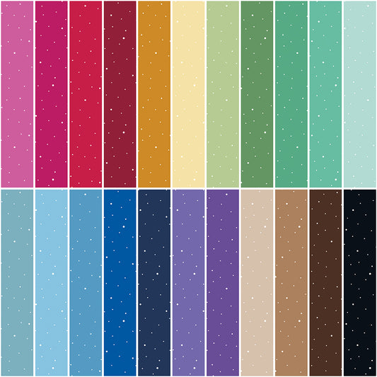 Dapple Dot Fat Quarter Bundle – 22 Piece | Riley Blake | Preorder Sept 2026