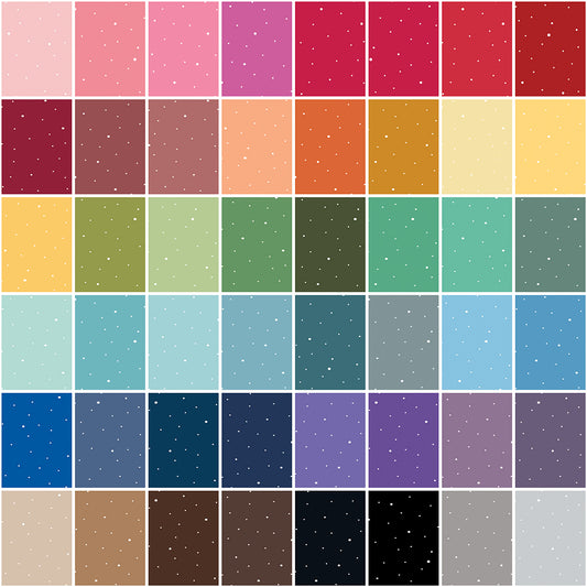 Dapple Dot Fat Quarter Bundle – 48 Piece | Riley Blake | Preorder Sept 2026