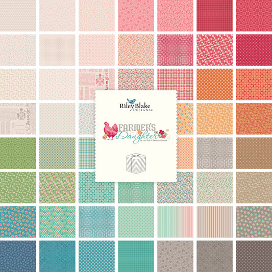 Preorder - Farmer’s Daughter Fat Quarter Bundle – 54 Pieces by Lori Holt for Riley Blake Designs (FQ-17160-54)