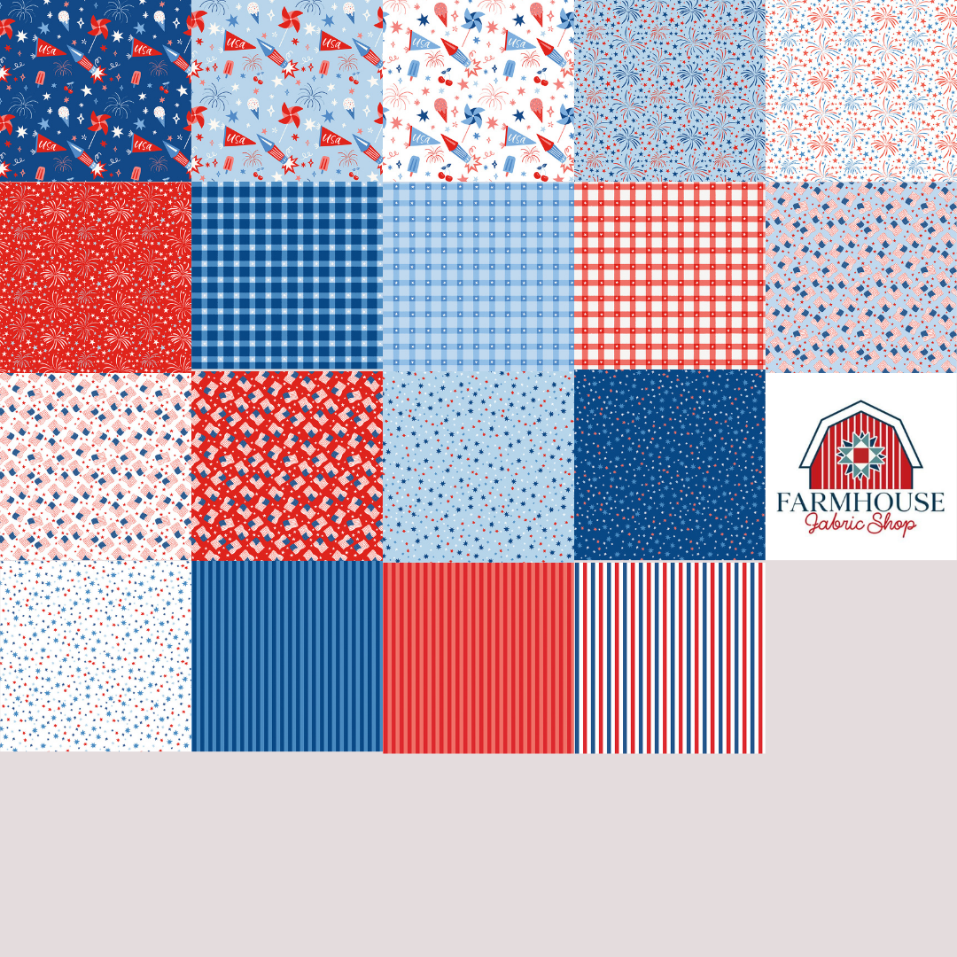 Firecracker Rolie Polie – 40 Piece 2.5" Strip Bundle by My Mind’s Eye | Preorder