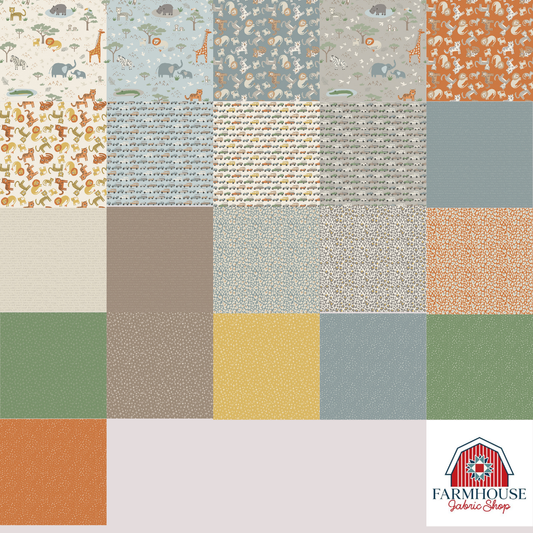 Leo and Savannah Fat Quarter Bundle – 21 Pieces by Deena Rutter | Riley Blake Preorder March 2026