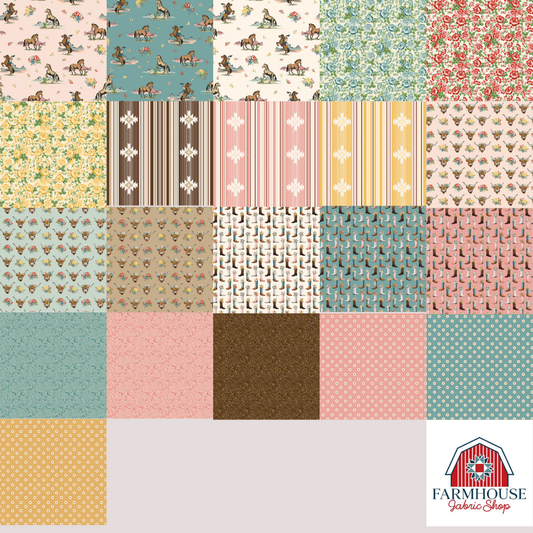 Cowgirl Fat Quarter Bundle – 21 PC | Echo Park for Riley Blake Designs | Preorder