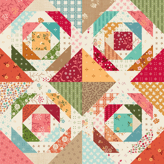 Baked with Love Home Décor Fabric – Pineapple Block by Lori Holt (57"/58")