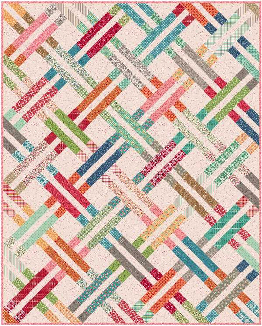 Farmer’s Daughter Jelly Weave Quilt Kit (57" x 73") – Cluck Cluck Sew – Preorder