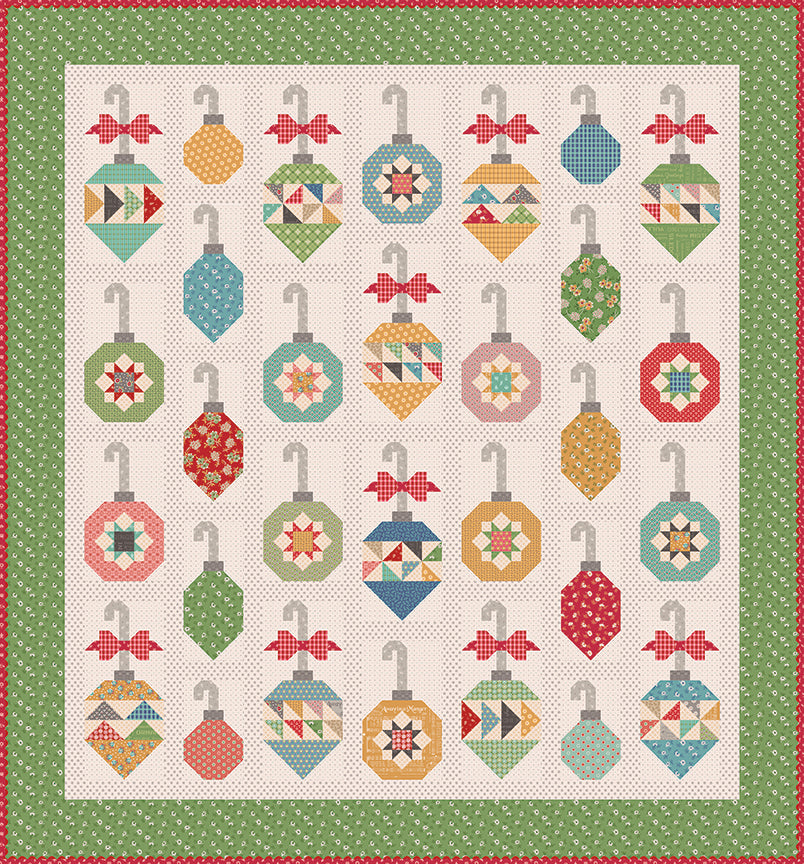 Decorating the Tree Quilt Kit by Lori Holt | Home Town Holiday