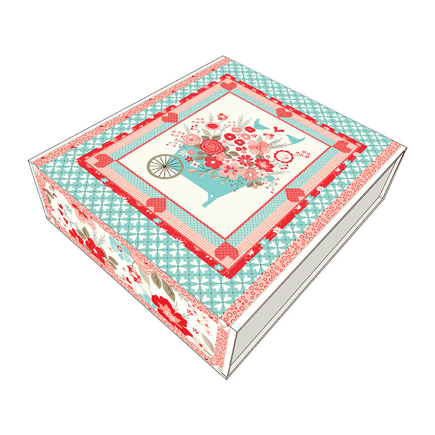 You & Me Panel Quilt Kit – Boxed Quilt Kit by Sandy Gervais for Riley Blake Designs – Includes Pattern, Fabric for Quilt Top & Binding (45¼" x 53¼")