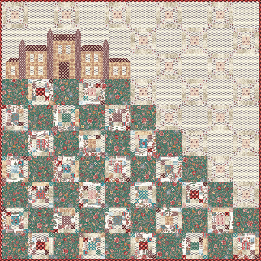PREORDER Northanger Abbey Quilt Backing Set – Jane Austen Fabric