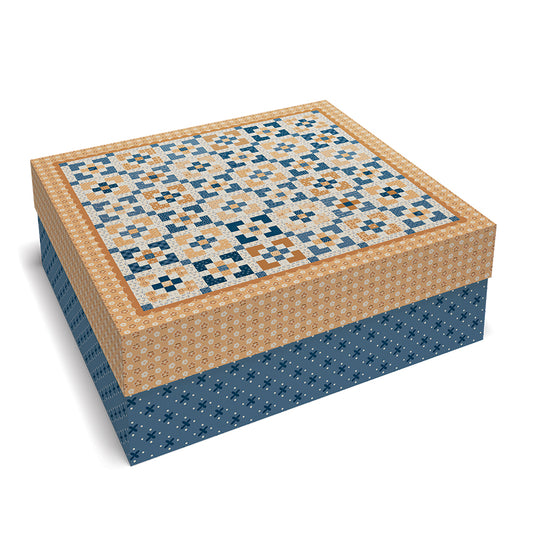 Charmed Table Topper Quilt Kit – Denim & Daisy by Lori Holt | Preorder
