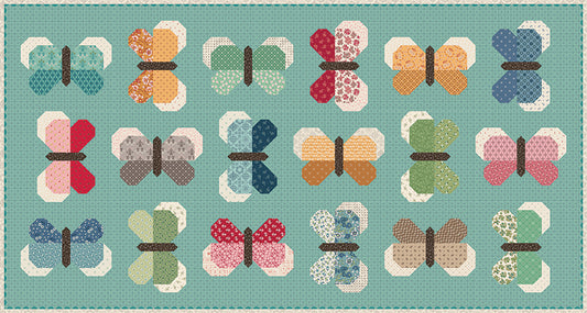 ori Holt Catching Butterflies Runner Kit – Family Reunion – Collector Box Quilt Kit – January 2027 Preorder – 50% Deposit
