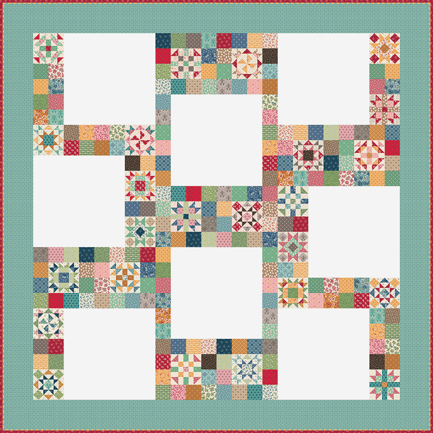 Family Reunion Quilt Seeds™ Finishing Kit – Lori Holt – Collector Box Quilt Kit – January 2027 Preorder – 50% Deposit