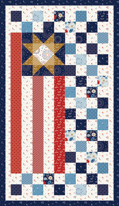 Welcome to America Wall Hanging Kit Featuring Patriotic Pride by Sandy Gervais for Riley Blake Designs - February 2027 Preorder
