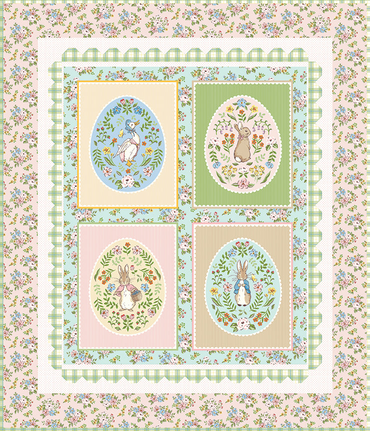 Peter Rabbit™ Spring Panel Quilt Kit – 50% Deposit Preorder – January 2027 Arrival