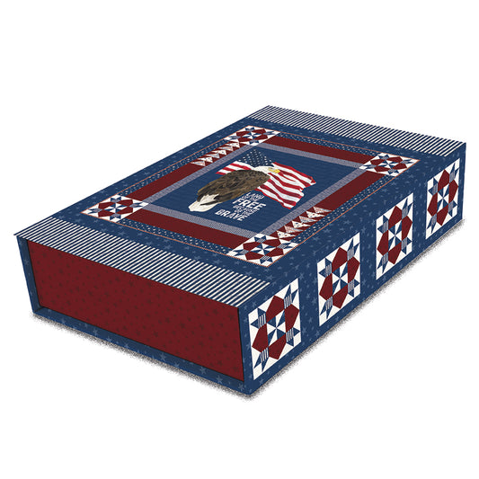 Valor Is Never Forgotten Land of the Free Panel Quilt Kit Reservation – 50% Deposit Preorder – January 2027 Arrival