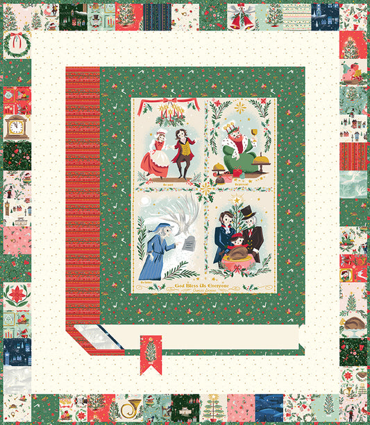 A Dickens' Christmas Panel Quilt Kit – Carol by Jill Howarth | Riley Blake Designs Collector Box | 50% Deposit Preorder | May 2027