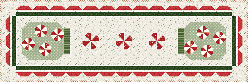 Grammie’s Candy Runner Kit – Peace on Earth by Sandy Gervais | Collector Box | 19" x 59" | 50% Deposit Preorder | May 2027
