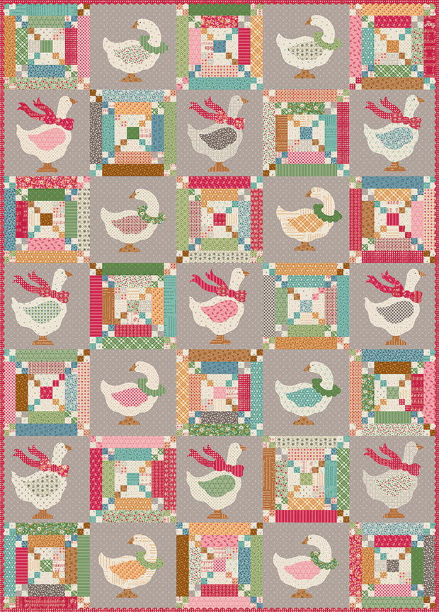 Christmas Geese Quilt Kit – Lori Holt | Home Town Holiday 2 | 50% Deposit Preorder | July 2027