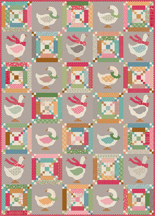 Christmas Geese Quilt Kit – Lori Holt | Home Town Holiday 2 | 50% Deposit Preorder | July 2027