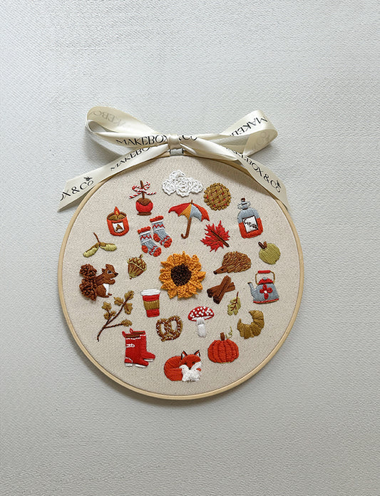 MakeBox & Co. Autumn Advent Embroidery Kit – 50% Deposit September 2026 Preorder