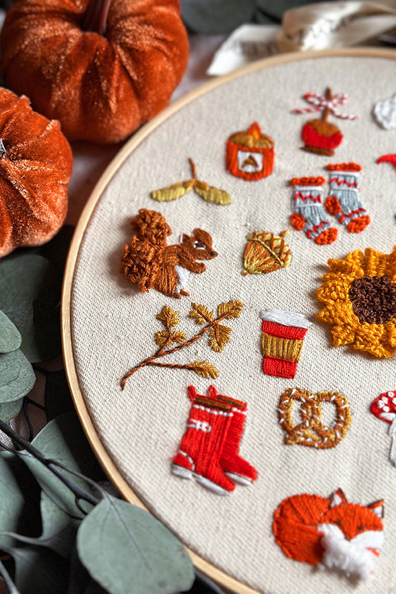 MakeBox & Co. Autumn Advent Embroidery Kit – 50% Deposit September 2026 Preorder