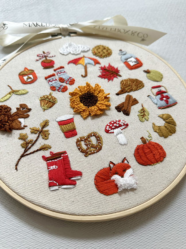 MakeBox & Co. Autumn Advent Embroidery Kit – 50% Deposit September 2026 Preorder