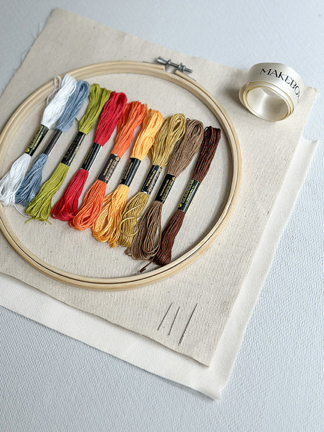 MakeBox & Co. Autumn Advent Embroidery Kit – 50% Deposit September 2026 Preorder