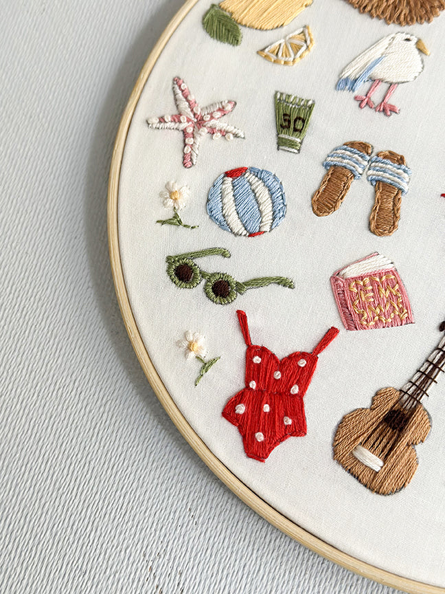 MakeBox & Co. Summer Countdown Embroidery Kit – 50% Deposit September 2026 Preorder