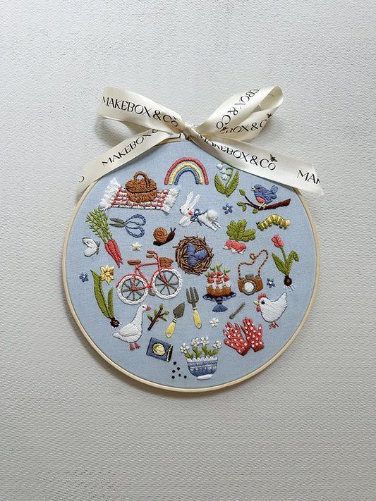 MakeBox & Co. Spring Countdown Embroidery Kit – 50% Deposit September 2026 Preorder
