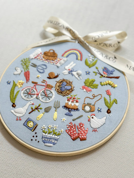 MakeBox & Co. Spring Countdown Embroidery Kit – 50% Deposit September 2026 Preorder