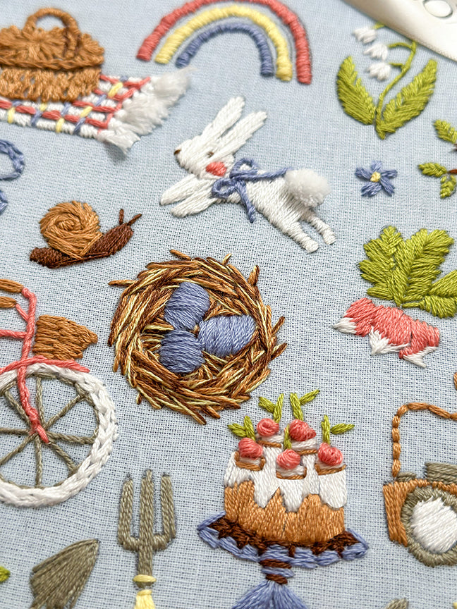 MakeBox & Co. Spring Countdown Embroidery Kit – 50% Deposit September 2026 Preorder