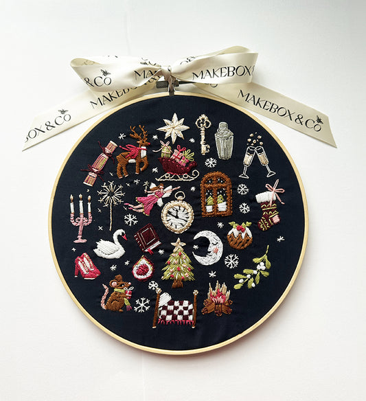 MakeBox & Co. Night Before Christmas Advent Embroidery Kit – 50% Deposit September 2026 Preorder