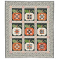 Autumn Pumpkin Seeds Machine Embroidery Quilt USB + Fabric Kit Bundle | 50% Deposit Preorder | April 2027 | Lori Holt Pumpkin & Licorice