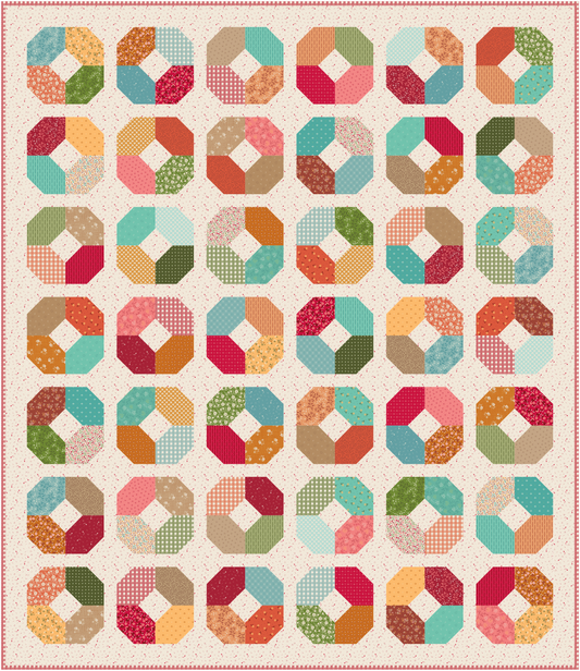 Layer Cake Lucy Quilt Kit Featuring Baked with Love by Lori Holt | 67" x 77½" 50% Deposit July 2026 Preorder