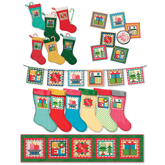 PREORDER Home Town Holiday Stockings Embroidery – Lori Holt | RBD Machine Embroidery