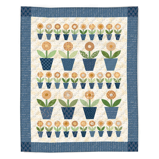 Denim & Daisy Machine Embroidery Quilt Pattern – Lori Holt – October 2026 Preorder