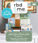 Stitch Your Book Nook USB + 10" Stacker Bundle | Riley Blake Embroidery Set | Faraway Kingdom Fabric