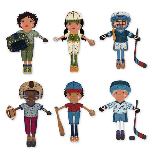 Sew A Story Sports Doll Machine Embroidery USB by Jennifer Long | 50% Deposit Preorder | March 2027