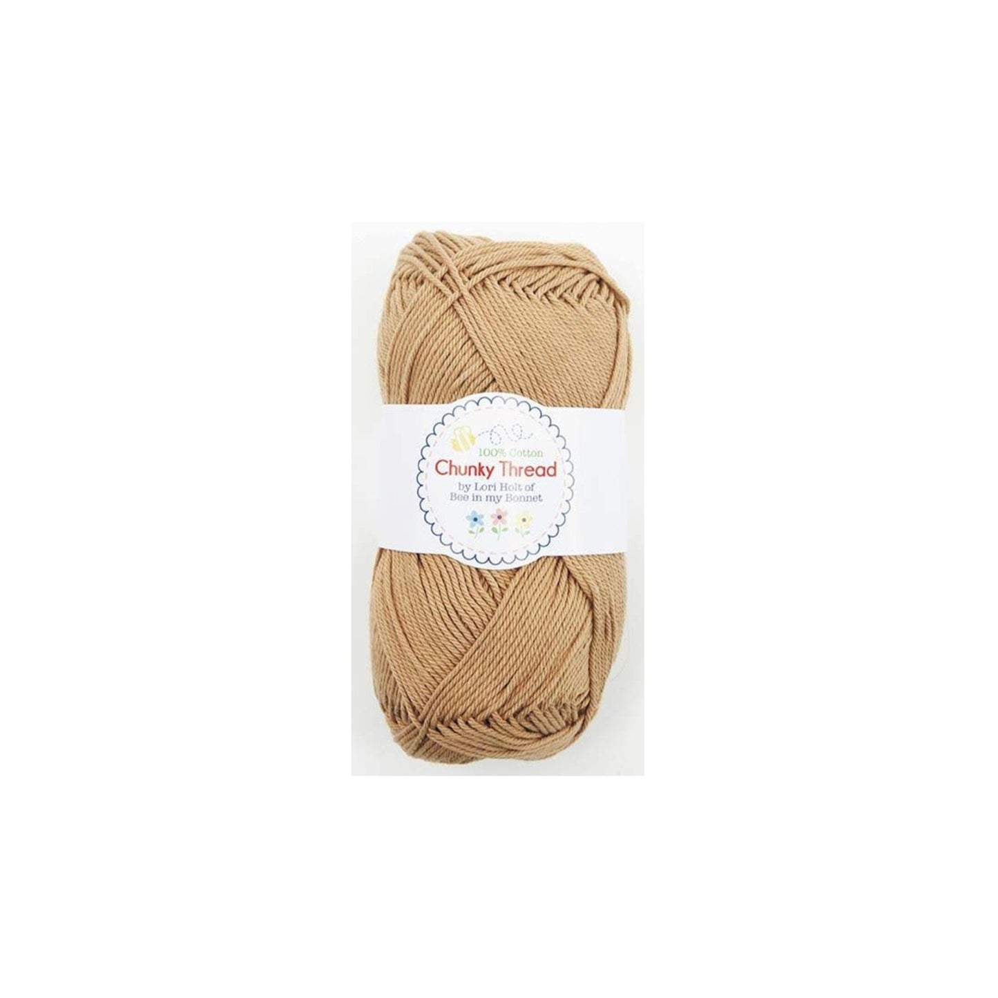 Lori Holt Chunky Thread Nutmeg – 50g Cotton Yarn Skein – STCT-8523