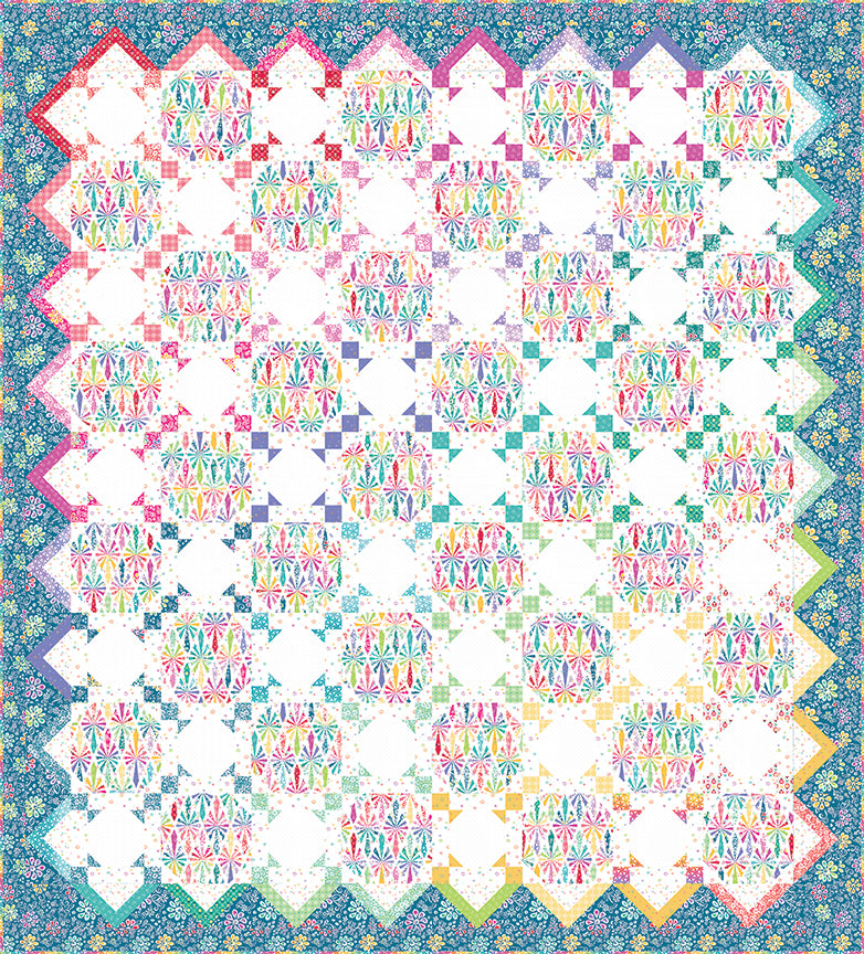 Shimmer and Shine Quilt Kit – Chasing Rainbows by Leslie Ryan (Preorder, July 2026)