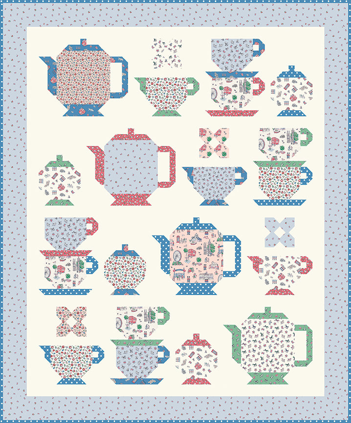 Cath Kidston® From London, With Love “Put the Kettle On” Quilt Kit – 50% Deposit March 2027 Preorder