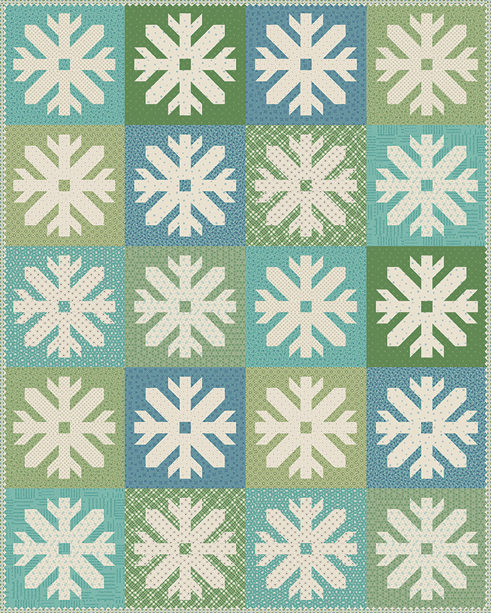 Snowflake Season Quilt Kit – Home Town Holiday 2 by Lori Holt | 76½" x 76½" | 50% Deposit Preorder | July 2027